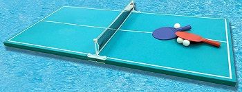 54 Blue Floating Ping-Pong Table Swimming Pool Game review